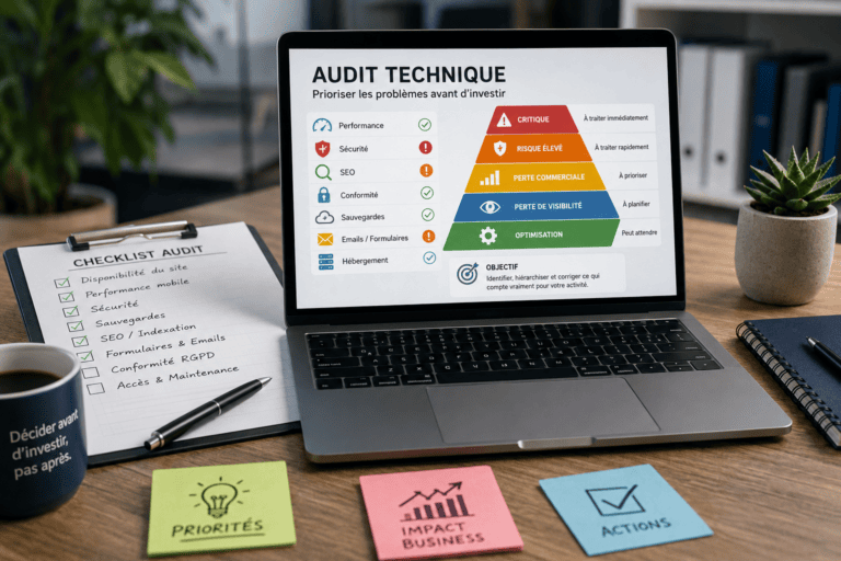 Audit technique de site Comment prioriser les problèmes avant d’investir